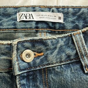 Zara Classic Blue Denim Trousers